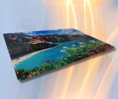 12"x15" Custom Glass Cutting Boards – Personalise with Your Own Photos!