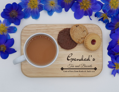 Personalised Tea & Biscuits Board
