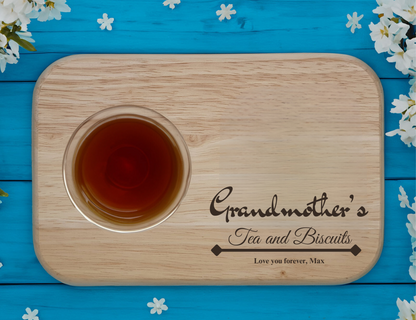 Personalised Tea & Biscuits Board