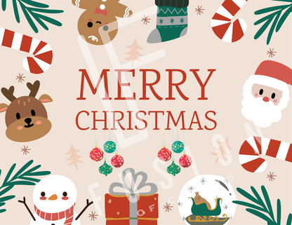 12"x15" Christmas Theme Cutting Boards