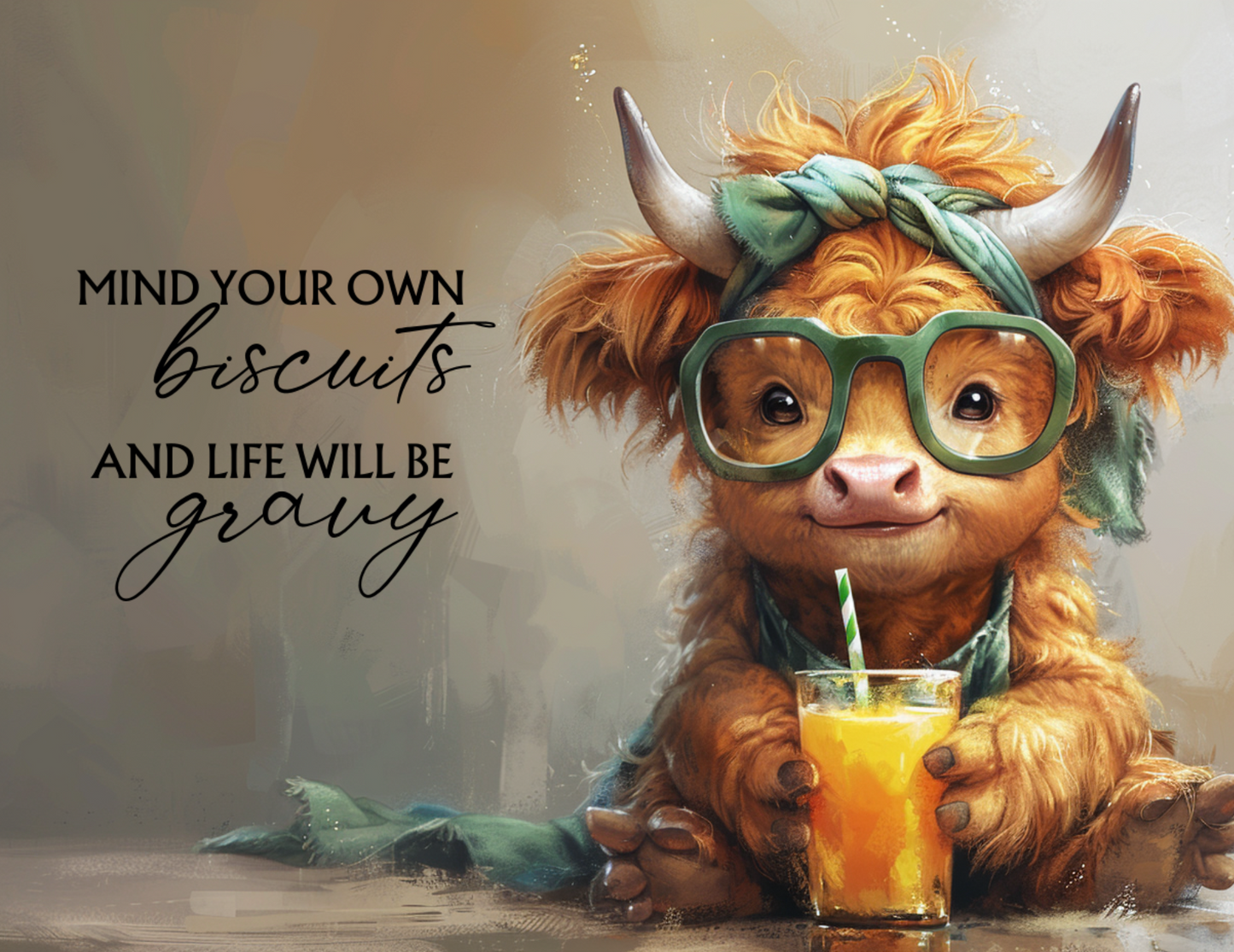 12"x15" Highlighted Cow Glass Cutting Boards