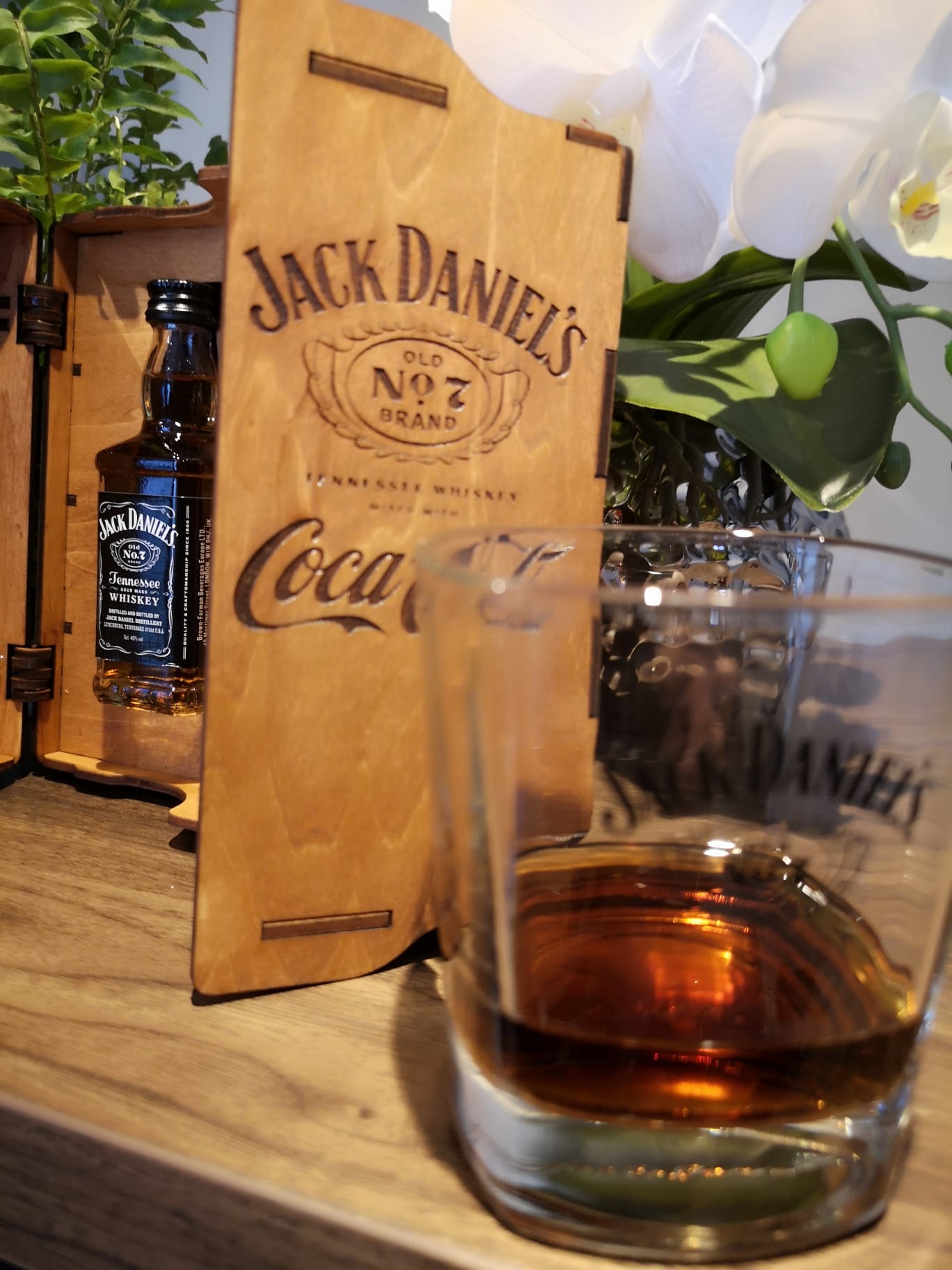 Mini Jack Daniel's & Coca Cola Set - Gift Box