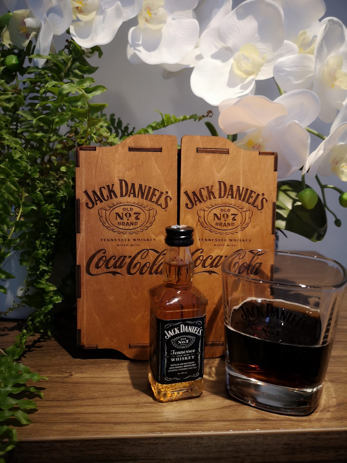 Mini Jack Daniel's & Coca Cola Set - Gift Box