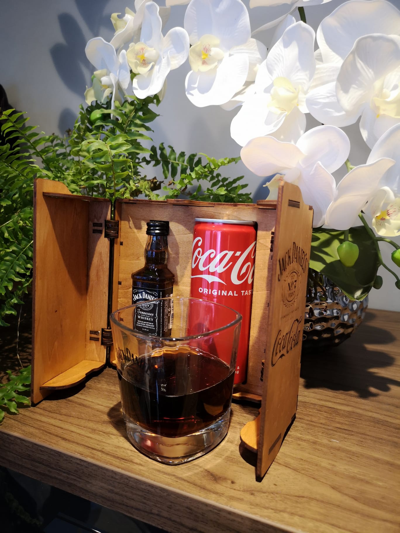 Mini Jack Daniel's & Coca Cola Set - Gift Box